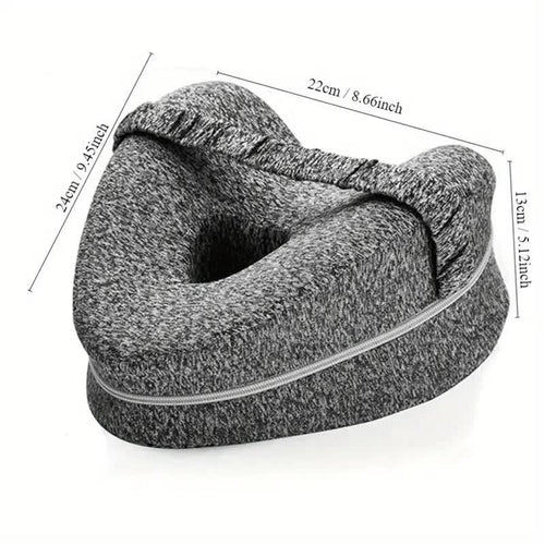 Heart-shaped memory foam knee pillow for home use