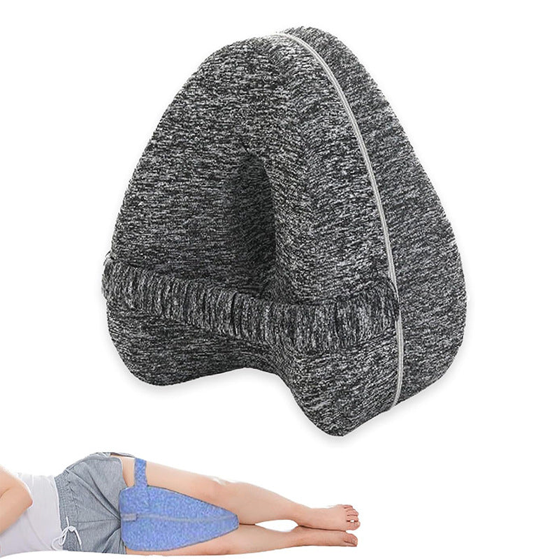 Heart-shaped memory foam knee pillow for home use