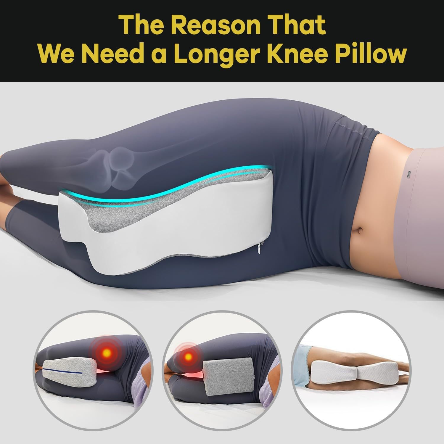 New Butterfly-Shaped Memory Foam Leg Pillow