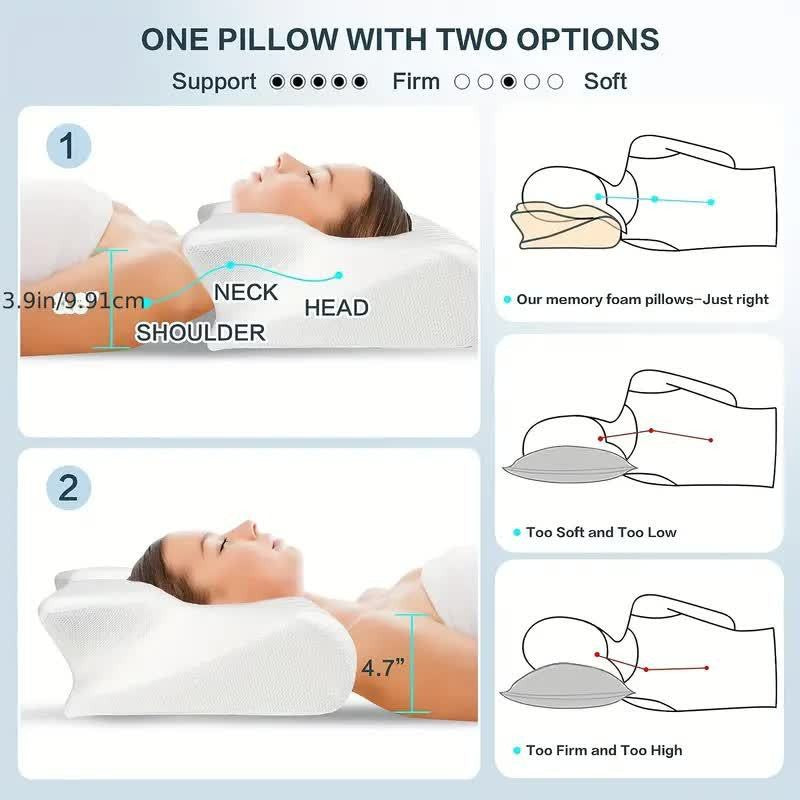 Restivio™ Ergonomic Neck Support Pillow