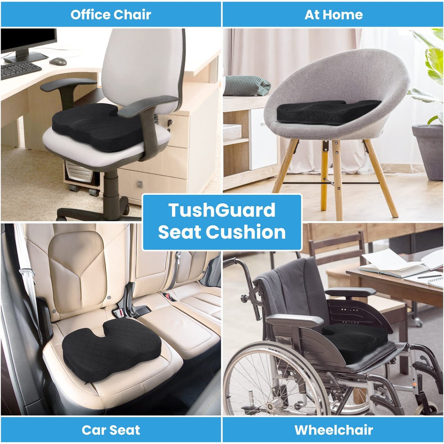 Restivio™ Pressure Relief Seat Cushion